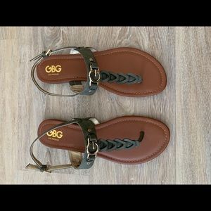 Green Sandals (NWOT)